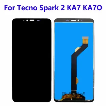 Для Tecno Spark 2 KA7 KA7O ЖК Дисплей Сенсорный экран Дигитайзер в сборе Сменный Аксессуар