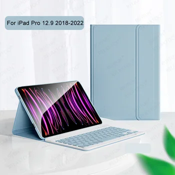 Для iPad Pro 12.9 в 2018-2022 годах Чехол Для клавиатуры iPadPro 12.9 3-го, 4-го, 5-го, 6-го Поколения Смарт-Магнитная Крышка Клавиатуры С Прорезью Для Пера