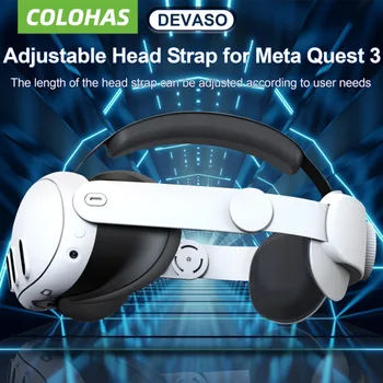 Для очков виртуальной реальности MetaQuest 3 - Специальное Регулируемое оголовье для комфорта и снятия давления, Аксессуары для Головных уборов Oculus Rift