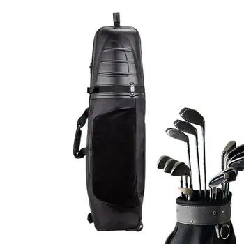 Дорожная сумка для гольфа с колесами универсального размера из сверхпрочной ткани Оксфорд 1680D, чехол для клюшки для гольфа, авиационная сумка для гольфа, принадлежности для гольфа