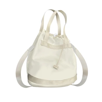 Женская однотонная сумка через плечо на шнурке, универсальная сумка через плечо, женская повседневная сумка-мессенджер 517D