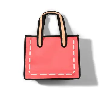Женская сумка-тоут в мультяшном стиле, нейлоновое ведро, повседневная сумка на молнии, милая сумка через плечо, сумка для покупок, Корейская версия