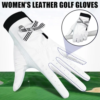 Женские перчатки для гольфа, мягкие, впитывающие пот, дышащие перчатки для гольфа, варежки