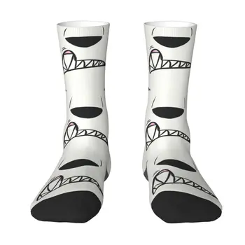 Забавные мужские носки Loona Face Dress, унисекс, дышащие Теплые носки с 3D-принтом, отличные Носки для команды анимационного телешоу