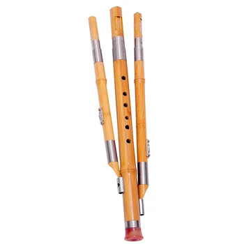 Китайский Хулуси ручной работы, бамбуковая тыквенная флейта, этнический музыкальный инструмент bB Key для начинающих меломанов (случайный рисунок)