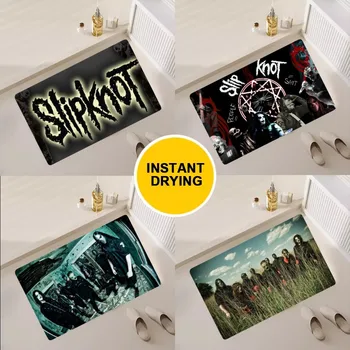 Классический хэви-метал-рок, S-Slipknot, коврик для пола, кухонной двери в спальню, ванной, Суперпоглощающая нескользящая ножка