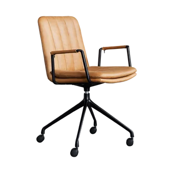 Кожаное кресло-книжка со спинкой, компьютерное кресло, офисное кресло для учебы, домашнее кресло, вращающееся кресло на роликах P