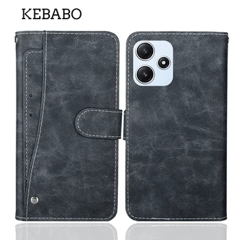 Кожаный бумажник для Xiaomi Redmi Note 12R чехол 6,79 