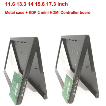 Корпус из металлического сплава, совместимый с корпусом экранной панели + mini Micro 2 HDMI-совместимый комплект платы контроллера EDP DIY universal