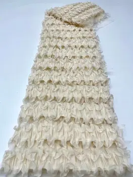 Красивое французское сетчатое кружево ZH-13026817 с вышивкой Nigeria fabirc Для свадебного вечернего платья