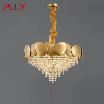 Креативная подвесная люстра PLLY, светильники в стиле постмодерн со светодиодной подсветкой Gold для дома, гостиной, столовой