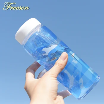Креативная стеклянная бутылка для воды 