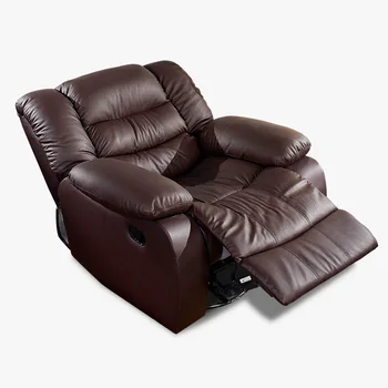 Кресло MANBAS для кинотеатра, Креативная Корова, Диван из натуральной кожи, Одноместные кресла для гостиной, Вращающееся кресло, Функциональный диван