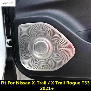 Крышка аудиоколонки двери автомобиля, Рамка для отделки Громкоговорителя, Аксессуары для интерьера Nissan X-Trail / X Trail Rogue T33 2021 2022 2023