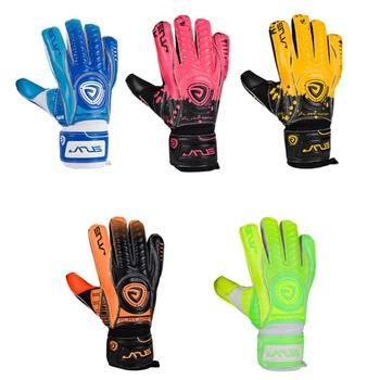 Латексные вратарские футбольные перчатки Мужские детские вратарские перчатки Профессиональные футбольные вратарские футбольные перчатки Защита пальцев
