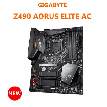 Материнская плата GIGABYTE Z490 AORUS ELITE AC LGA 1200 Intel Z490 ATX Память DDR4 Dual M.2 SATA 6 Гб /сек. USB 3.2 Gen 2 Intel 802.11ac