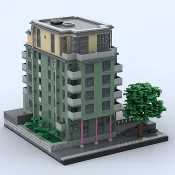 Модель многоквартирного дома с 8 Этажами Модульное здание 2291 шт. MOC Build