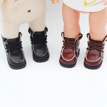 Модная Кукольная Обувь Модная Кукольная Обувь С Высокой Имитацией Тонкой Работы Аксессуары Компактного Размера для Мини-Кукол 20 см Студенческая Игрушка