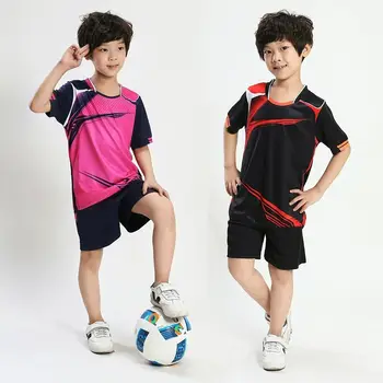 Молодежная футбольная майка survetement Комплекты детской футбольной одежды спортивный комплект для юношеских мальчиков футбольные спортивные костюмы по индивидуальному заказу детская футбольная майка