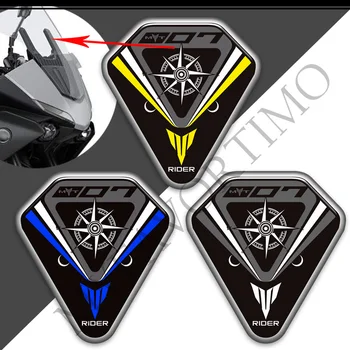 Мотоциклетные Наклейки Для Yamaha MT07 MT 07 SP MT-07 TRACER Аксессуары Наклейки Комплект Накладок На Бак Колено 2015 2016 2017-2020 2021 2022
