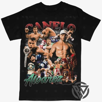 Мужская одежда, футболка Canelo Alvarez, боксерский мексиканский боец (V2)