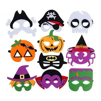 Мультяшная маска на Хэллоуин Прочный высококачественный материал Уникальный дизайн, настраиваемый, удобная в носке фетровая маска для развлечения детей
