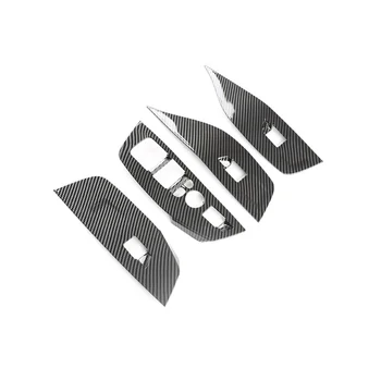 Накладка рамки кнопки стеклоподъемника автомобиля из 4 предметов для BMW X3 G01 X4 G02 2018-2021