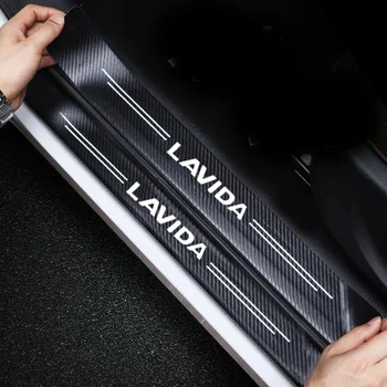Накладки на Бампер Двери Багажника Автомобиля для Защиты от Царапин с Логотипом VW LAVIDA 2022 2021 2020 2019 Защитная Наклейка На Порог Двери 2019