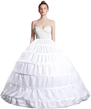 Нижняя юбка полной формы с 6 обручами, бальное платье, нижняя юбка, комбинация для свадебного платья