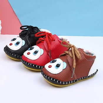 Новая детская обувь для прогулок Детские тонкие туфли на мягкой подошве для прогулок в помещении и на улице для мальчиков и девочек Детская обувь