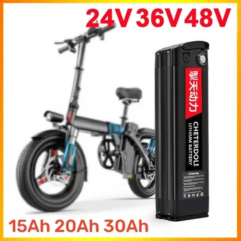 Новый 48V 20Ah Silverfish Литиевый Электрический Велосипед 1000W 500W 24V 36V Литий-Ионный Электрический Велосипед 48V18650Battery Pack + Зарядное устройство