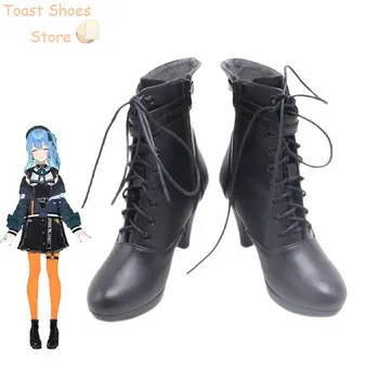 Обувь для косплея Hoshimati Suisei, реквизит для косплея Vtuber, обувь из искусственной кожи, карнавальные ботинки на Хэллоуин, реквизит для костюма