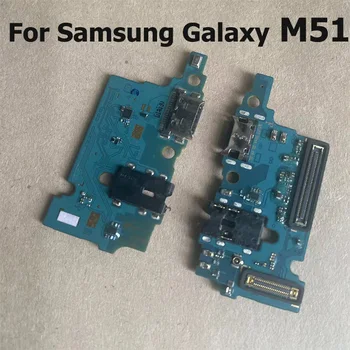 Оригинал Для Samsung Galaxy M51 USB Гибкий Кабель Док-станция Зарядное Устройство Порт Зарядки Разъем Запчасти Для Ремонта