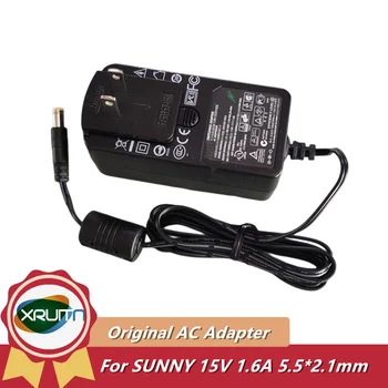 Оригинал для Sunny Switching Адаптер переменного тока, зарядное устройство SYS1357-2415 15V 1.6A, Монитор маршрутизатора, Блок питания STB, штепсельная вилка США