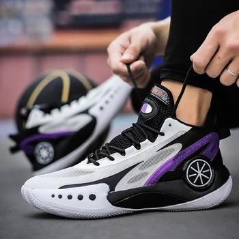 Оригинальная брендовая Мужская баскетбольная обувь 2023, спортивные ботинки на открытом воздухе, мужские баскетбольные кроссовки для подростков, Мужская обувь для тренажерного зала