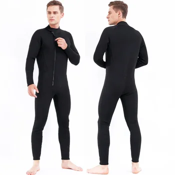 Передняя молния, 2 мм неопреновый гидрокостюм, мужской водолазный костюм для подводной охоты, сноркелинга, серфинга, глубоководный термальный купальник