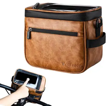 Передняя сумка для велосипеда, передняя изоляционная сумка для велосипедной рамы, сумка для велосипеда, передняя сумка для телефона, сумка-холодильник для хранения, Велосипедная седельная сумка для