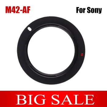 Переходное кольцо для объектива M42-AF M42 с резьбовым креплением Объектива AF Mount для Sony Minolta Alpha a200 a350 A390 A550 A580 A700 a900 DSLR Камеры черный