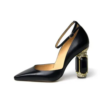 Пикантные женские туфли SHOFOO на высоком каблуке. Высота каблука около 10,5 см. Туфли-лодочки с острым носком Four Seasons Shoes Fashion Show Банкетная обувь