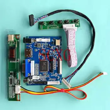 Плата контроллера матрицы ЖК-монитора Подходит для CLAA141XC01 CLAA141XF01 HDMI-Совместимый AV VGA DIY Kit 14.1 