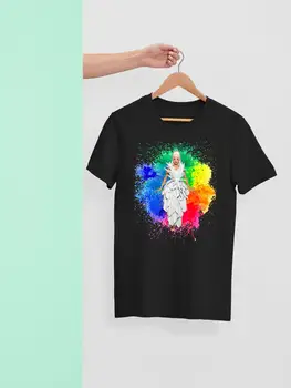 Подарочная футболка Rupaul Rainbow Queen на день рождения.