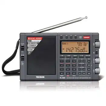 Портативное домашнее радио TECSUN-PL990 с FM/Med/коротковолновым/SSB/воспроизведением музыки