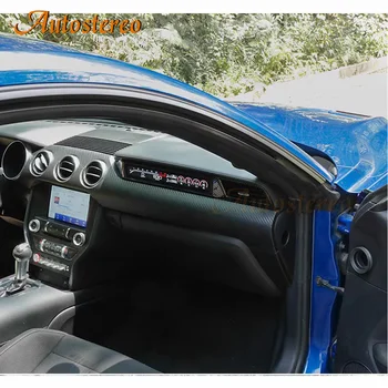 Приборная панель автомобиля Ford Mustang 2015-2020 Цифровой кластер Атмосферный световой экран Дисплей второго пилота Мультимедийное головное устройство