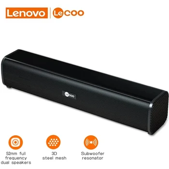 Проводная акустическая система Lenovo DS107, саундбар, телевизор, USB-проводная акустическая система, сабвуфер с объемным стереозвуком 360 ° для ноутбуков, смарт-колонки