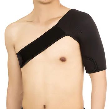 Регулируемый неопреновый ремень для поддержки одного плеча при артрите, Дышащий задний бандаж, защитный ремень для занятий спортом в тренажерном зале, Обезболивающий