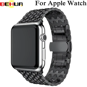 Ремешок для часов Apple Watch 42 мм Серии 1 Серии 2 Серии 3 Замена Классической Версии Ремешка iWatch 38 мм Металлический браслет Ремень