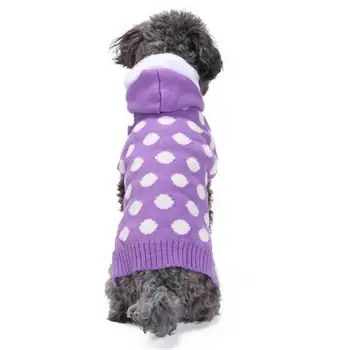 Свитер для домашних животных, облегающий пуловер для домашних животных, Вязаная одежда без рукавов для домашних собак
