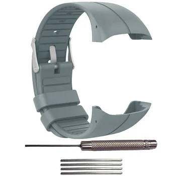 Силиконовый ремешок Спортивный браслет Запасной ремешок для часов Регулируемая замена ремешка для часов Polar M400 M430
