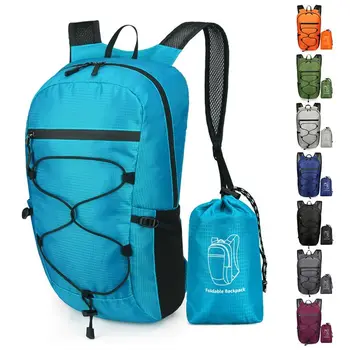 Складной Рюкзак, портативная упаковываемая водонепроницаемая альпинистская сумка, нейлоновый сверхлегкий походный рюкзак для путешествий