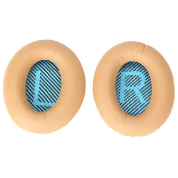 Сменные амбушюры, поролоновая накладка для ушей, сменная подушка для ушей из пены с эффектом памяти для наушников AE2-W. Хаки и синий